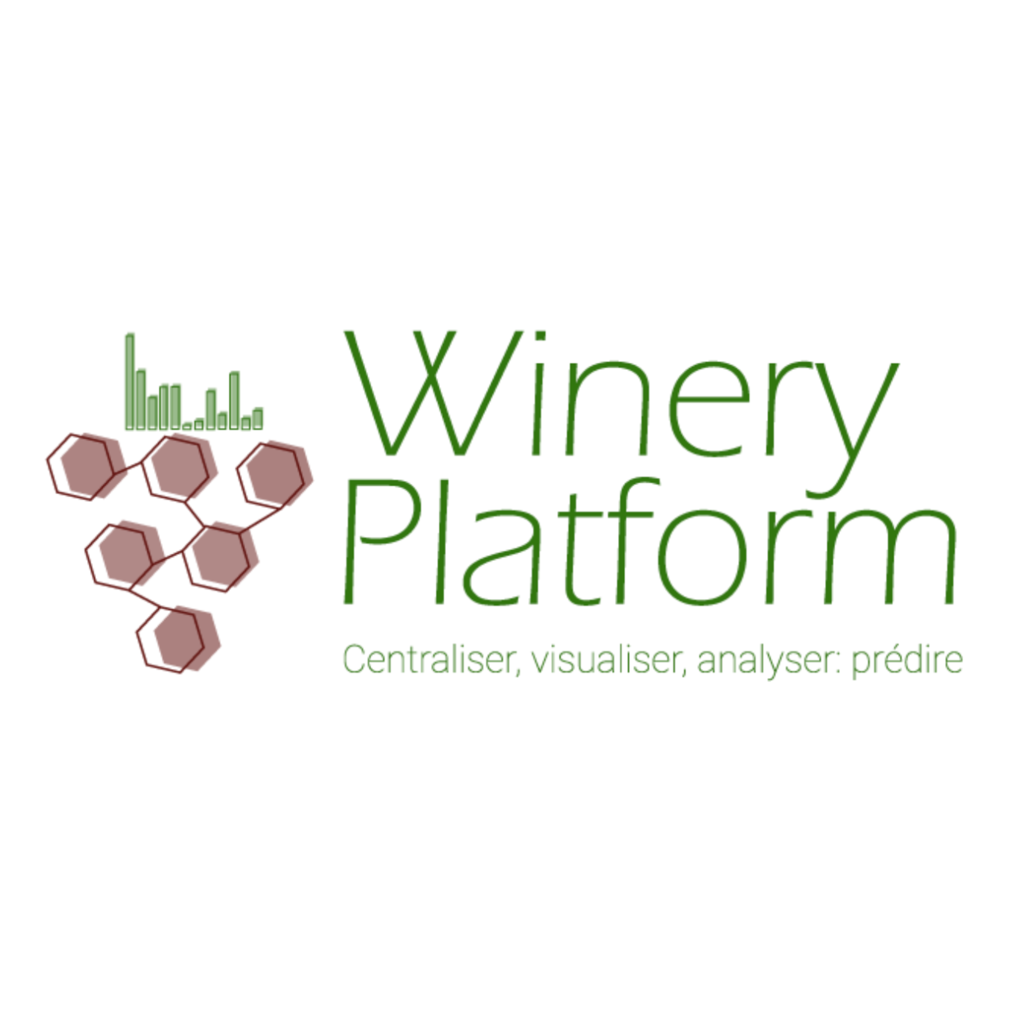 Logo de Winery Platfrom : La plateforme logiciel pour visualiser et analyser simplement les données techniques de la vigne et du chai.